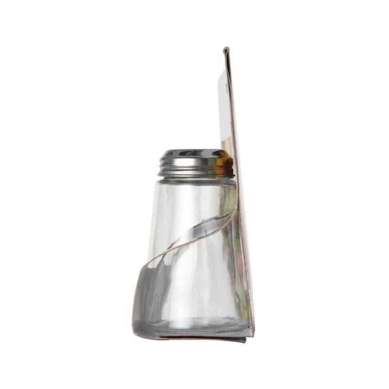 Lifetime Gemco 3 oz Clear/Silver Glass Bevelled Salt and Pepper Set 2 pk