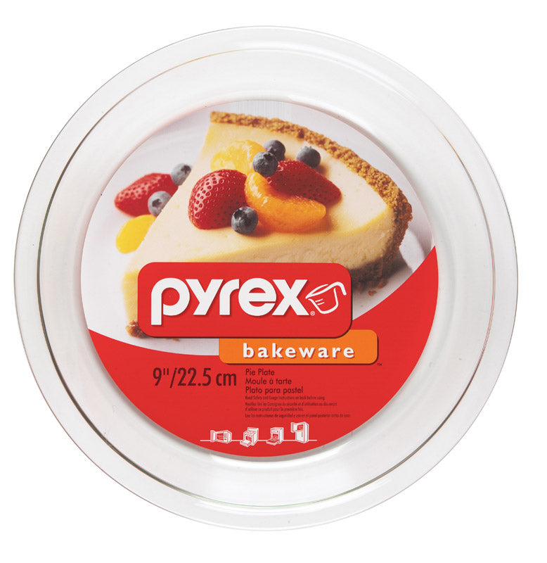 Pyrex 9 in. Pie Plate Clear