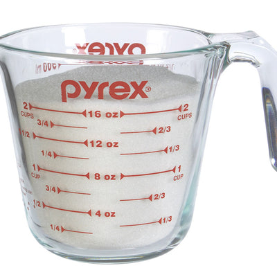 Pyrex 2 cups Glass Clear Measuring Cup