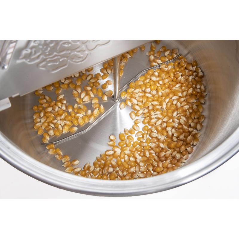 Whirley Pop Aluminum Stove Top Popcorn Popper 16.5 in. 6 qt Silver