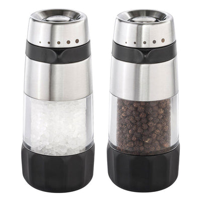 OXO Good Grips Silver/Clear Ceramic Salt and Pepper Grinder Set
