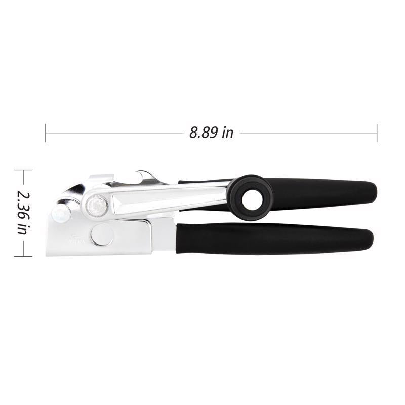 Swing-A-Way Black Stainless Steel Manual Can Opener