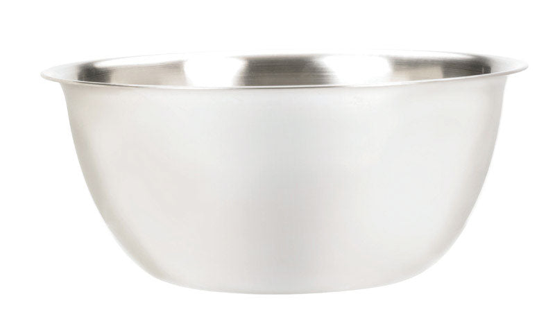 Fox Run 6.25 qt Stainless Steel Silver Mixing Bowl