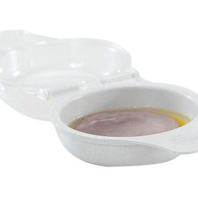 Nordic Ware Clear Plastic Microwave Egg N' Muffin Breakfast Pan