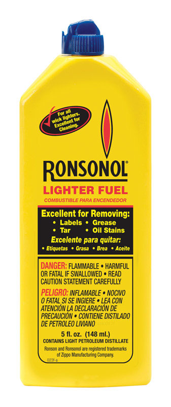 Zippo Ronsonol Yellow Lighter Fuel 5 oz