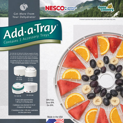 Nesco Semi-Gloss White 2 each Food Dehydrator Tray