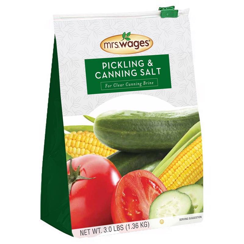 Mrs. Wages Pickling and Canning Salt 48 oz