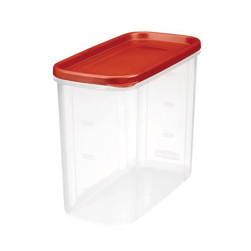 Rubbermaid 16 cups Clear/Red Food Storage Container