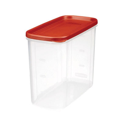 Rubbermaid 16 cups Clear/Red Food Storage Container
