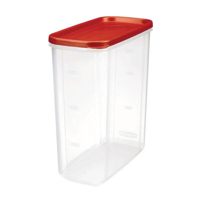 Rubbermaid 21 cups Clear/Red Food Storage Container