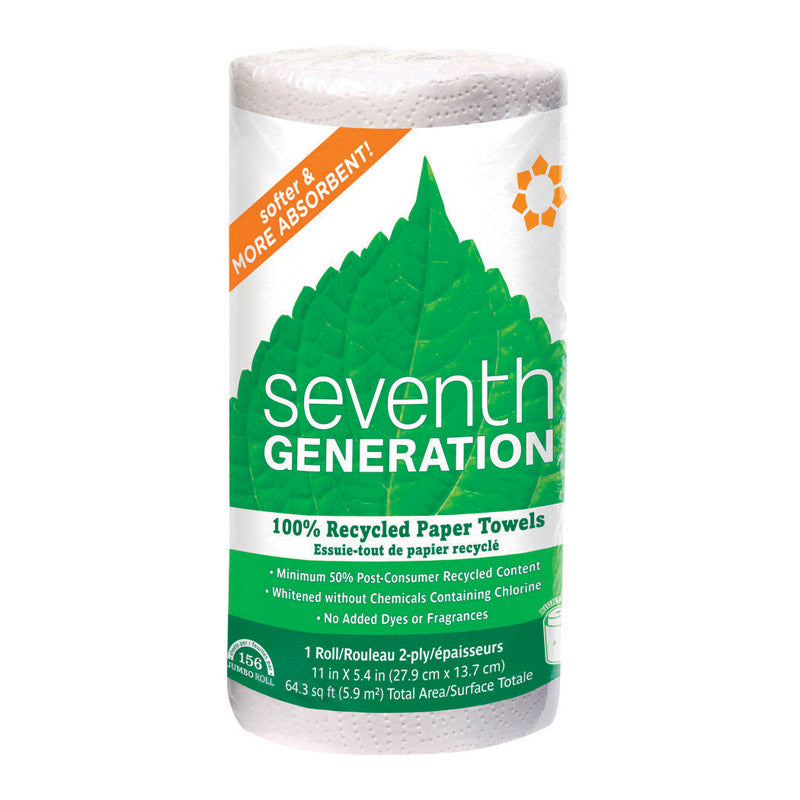Seventh Generation Paper Towels 156 sheet 2 ply