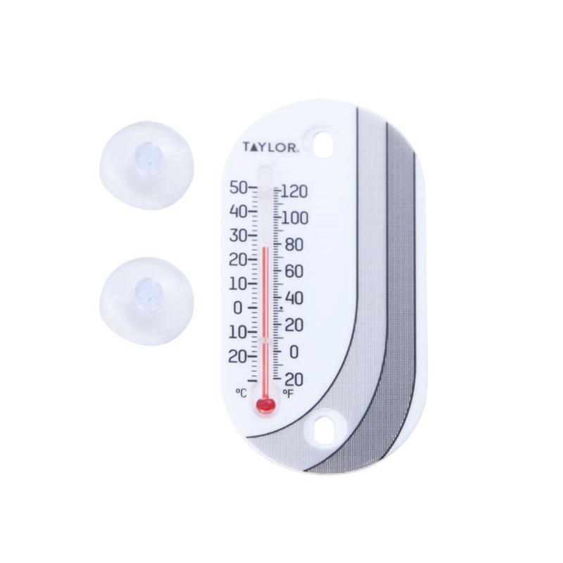 Taylor Tube Thermometer Plastic White 4 in.