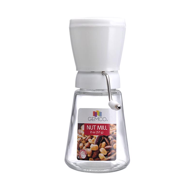 Lifetime 12 oz White Glass Nut Mill