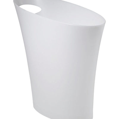 Umbra Skinny 2 gal White Plastic Modern Wastebasket