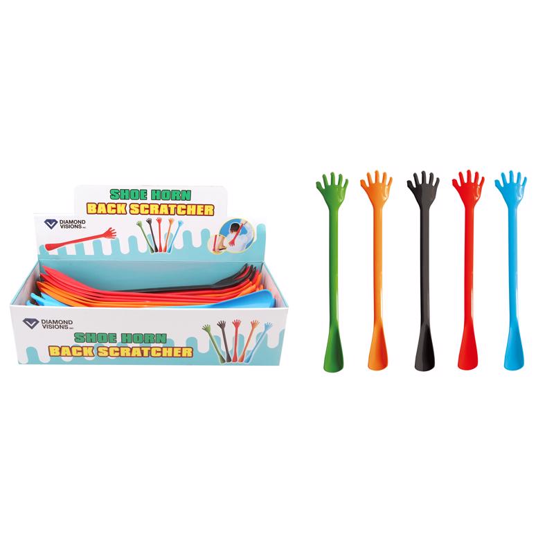 Diamond Visions Hand Shaped Shoe Horn Back Scratcher Plastic
