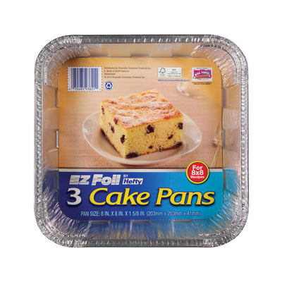 Hefty EZ Foil 8 in. W X 8 in. L Cake Pan 3