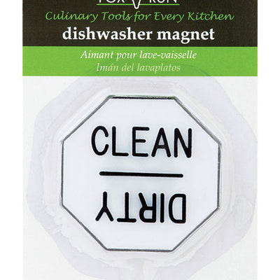 Fox Run White/Black Plastic Dishwasher Magnet