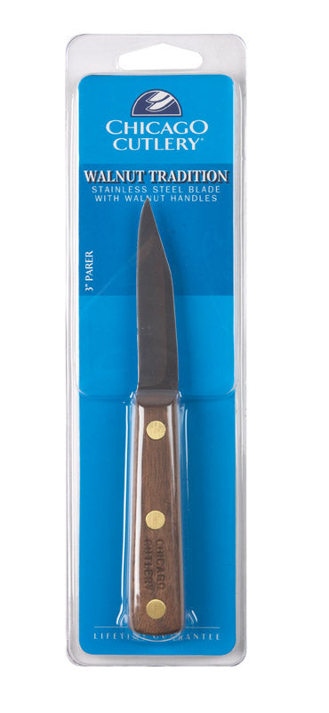 Chicago Cutlery Walnut Tradition Stainless Steel Paring Knife