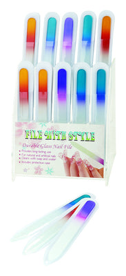 Diamond Visions Health and Beauty Nail File Glass