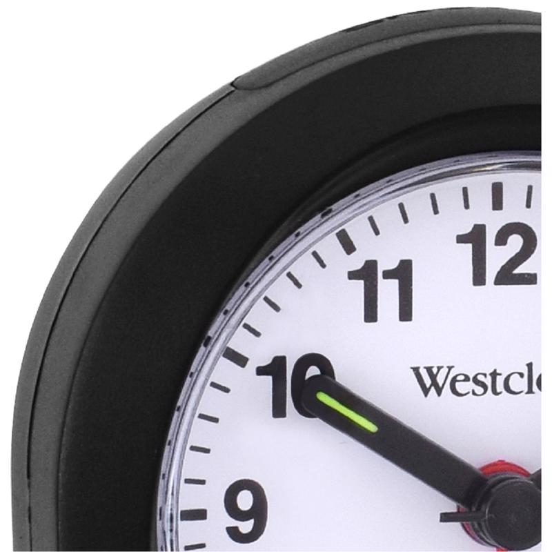 Westclox 3 in. Black Alarm Clock Analog