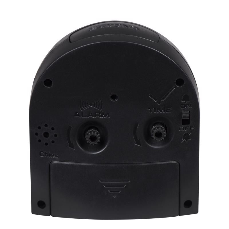Westclox 3 in. Black Alarm Clock Analog