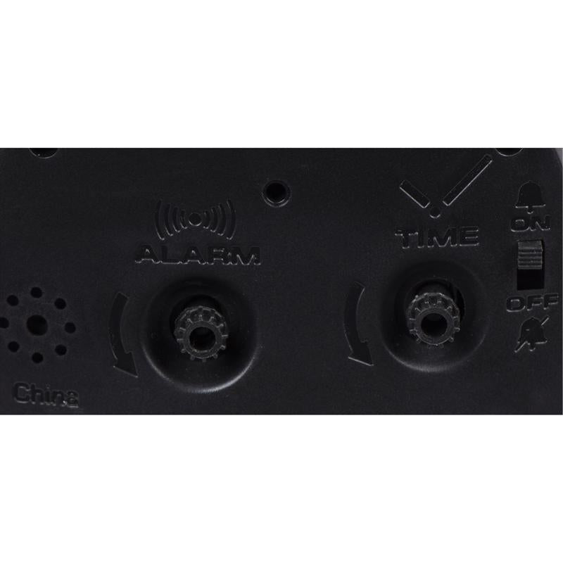 Westclox 3 in. Black Alarm Clock Analog