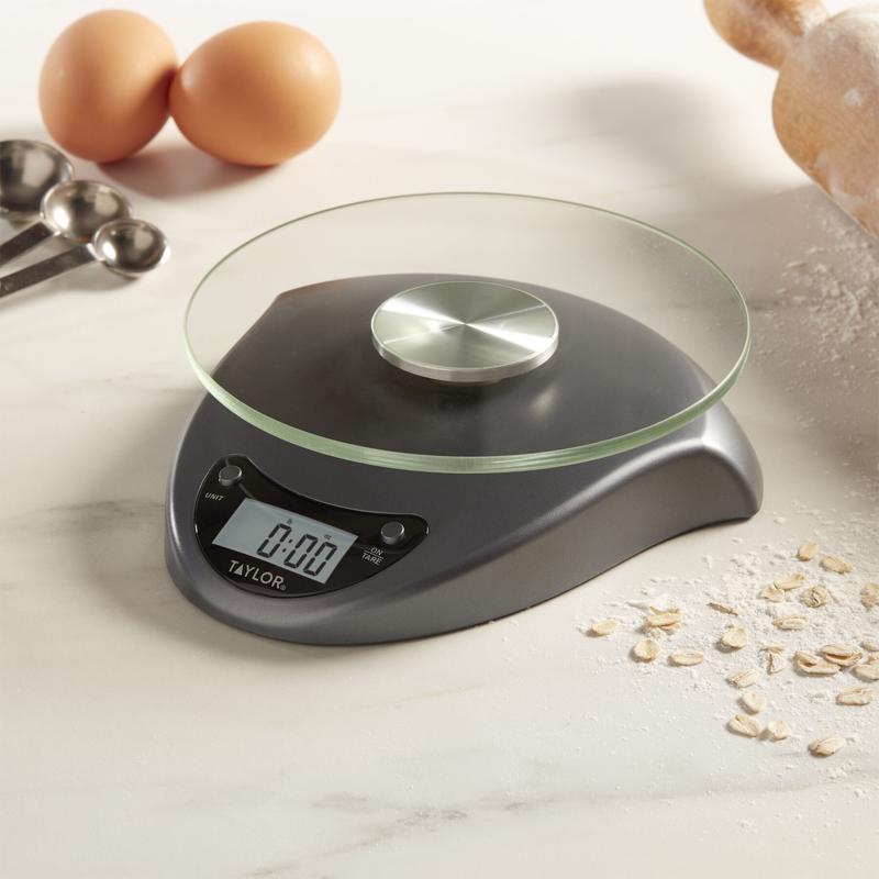 Taylor Silver Digital Food Scale 11 lb