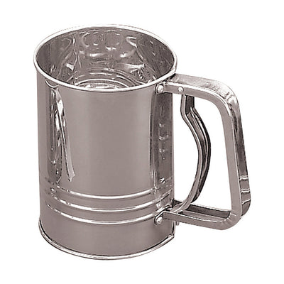 Fox Run Silver Stainless Steel Flour Sifter 3 cups
