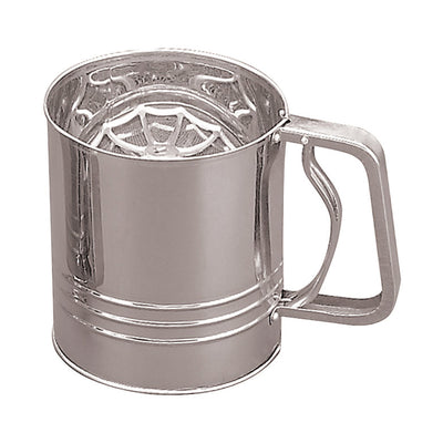 Fox Run Silver Stainless Steel Flour Sifter 4 cups