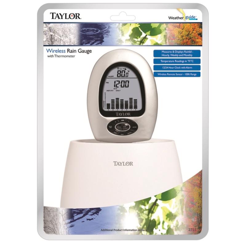 Taylor Rain Gauge Keyhole 3.6 in. W X 5 in. L