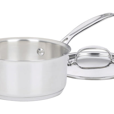 Cuisinart Chef's Classic Stainless Steel Saucepan 1.5 qt Silver