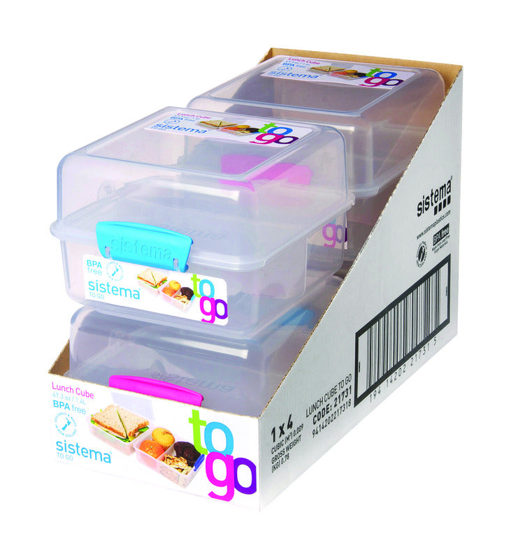 Sistema 47.34 oz Clear Food Storage Container