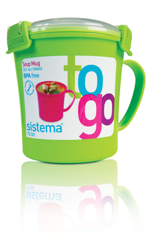 Sistema 22.1 oz Assorted Soup Mug