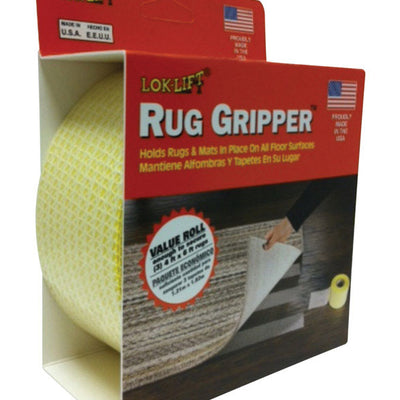 Lok-Lift 2.5 in. W X 60 ft. L Reversible Scrim Indoor Rug Gripper