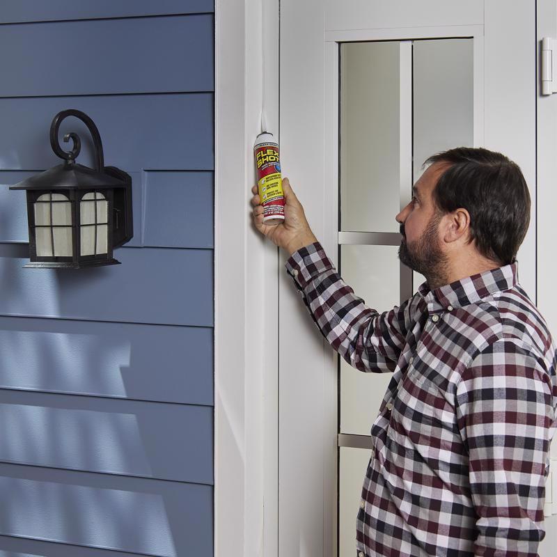 Flex Seal Family of Products Flex Shot Clear Rubber All Purpose Waterproof Sealant 8 oz