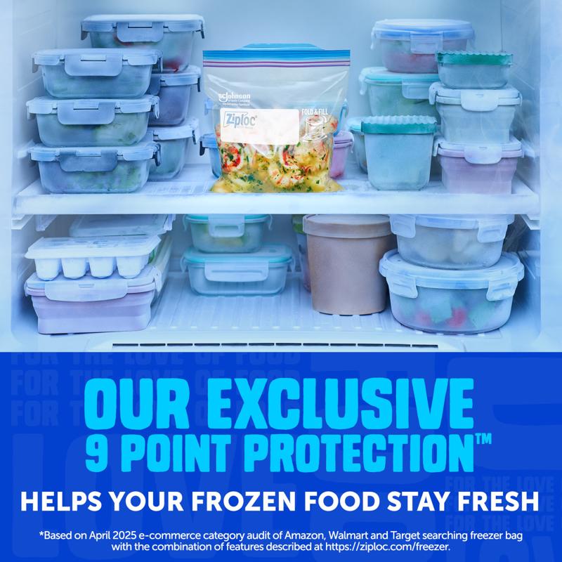 Ziploc 1 gal Clear Freezer Bag 28 pk