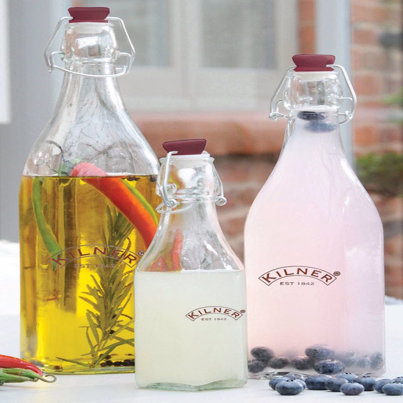 Kilner 34 oz Clear Preserver Bottle
