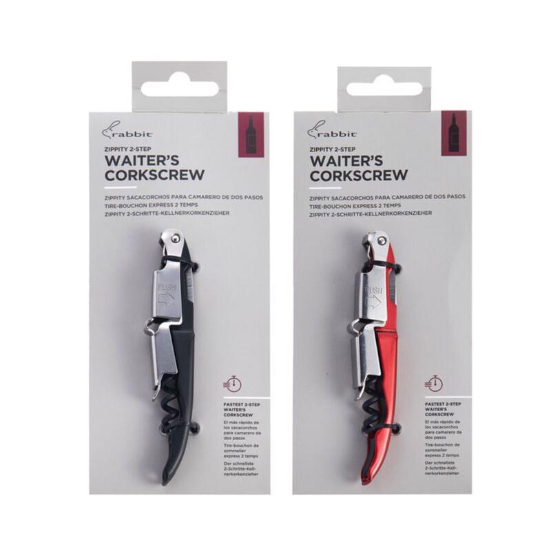 Rabbit Red Teflon Wine Opener