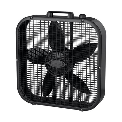 Lasko 21-3/4 in. H X 20 in. D 3 speed Box Fan