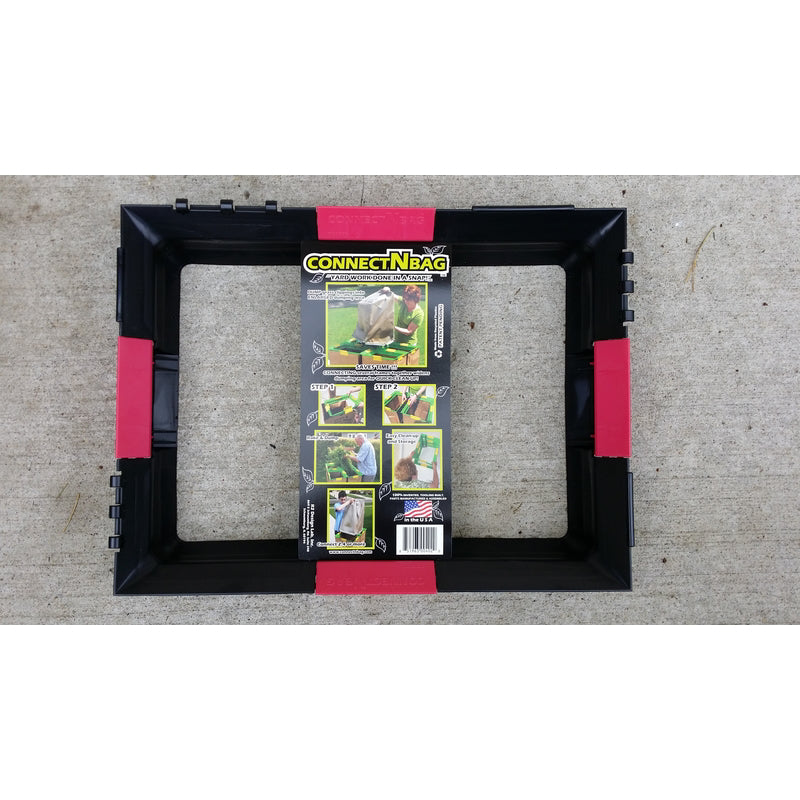 ConnectNBag 30 gal Lawn & Leaf Bag Holder Handle Tie