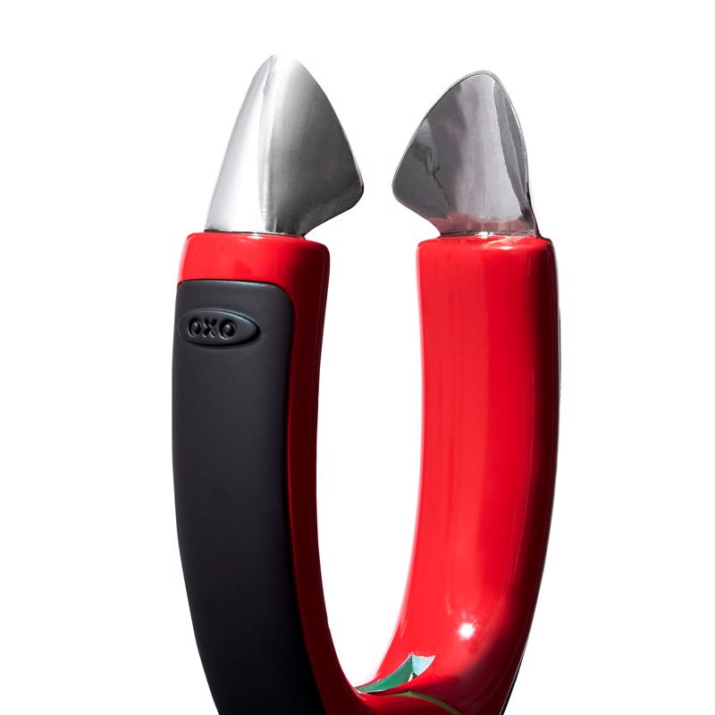 OXO Good Grips Red Plastic/Stainless Steel Strawberry Huller