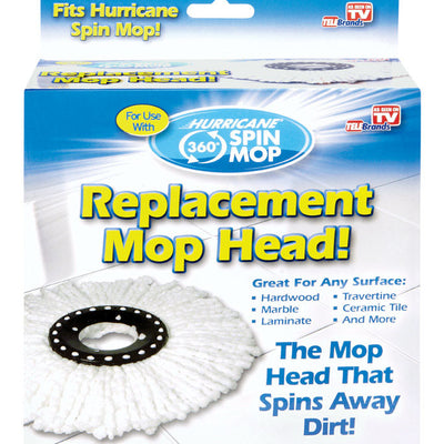 Hurricane 6 in. Spin Microfiber Mop Refill