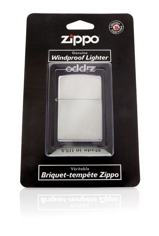 Zippo Classic Street Chrome Silver Street Chrome Cigarette Lighter