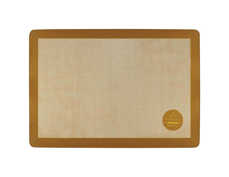Mrs. Anderson's Baking Baking 11-5/8 in. W X 16-1/2 in. L Baking Mat Tan