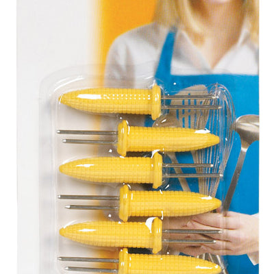 Fox Run Yellow Plastic Corn Holders