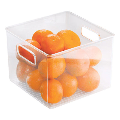 iDesign 0.22 cu ft Clear Storage Bin 6 in. H X 8 in. W X 8 in. D