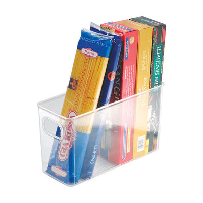 iDesign Clear Storage Bin 6 in. H X 4 in. W X 10 in. D