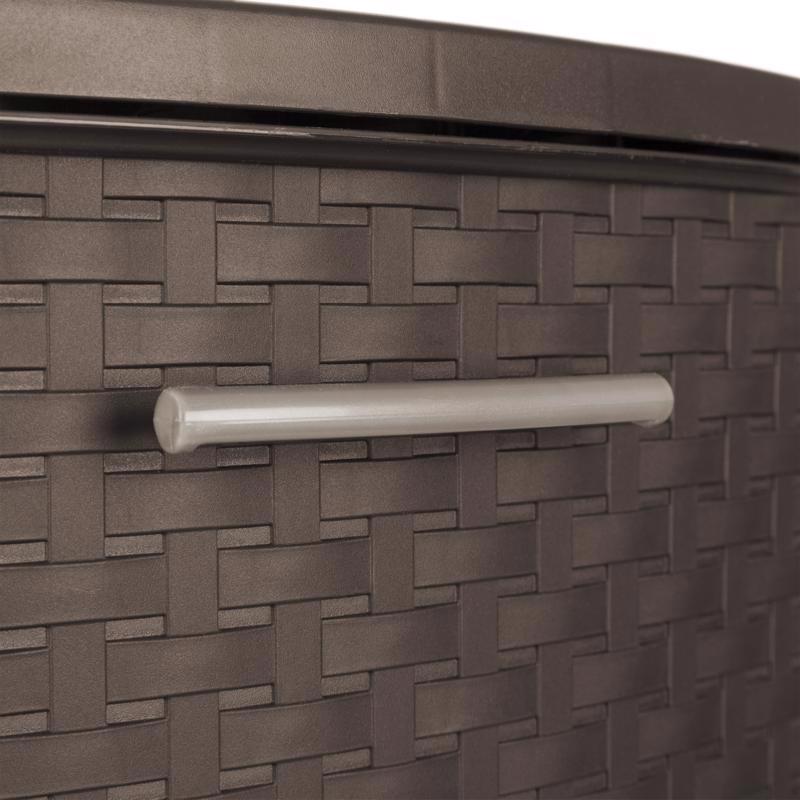 Sterilite 5.5 cu ft Brown Storage Unit 24 in. H X 12.625 in. W X 15 in. D Stackable