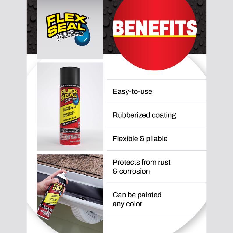 Flex Seal Family of Products Flex Seal Almond Rubber Spray Sealant 14 oz