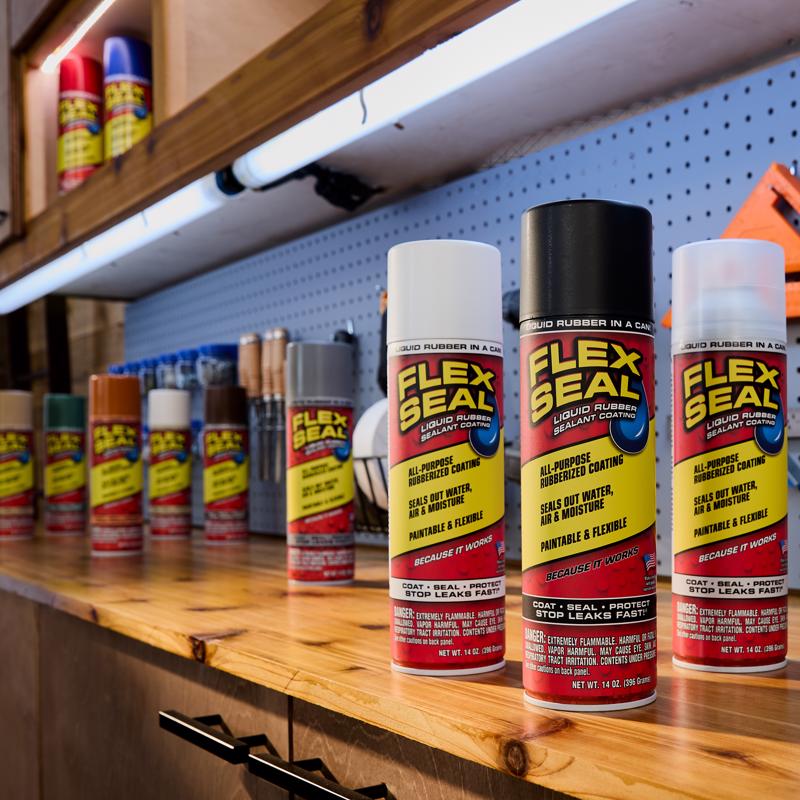 Flex Seal Family of Products Flex Seal Blue Rubber Spray Sealant 14 oz